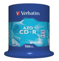 Płyta Verbatim CD-R 700MB Azo cake 100 sztuk