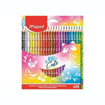 Kredki ołówkowe Maped Mini Cute 24 kolory