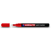 Marker olejowy Edding końcówka okrągła 0.8mm czerwony