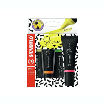 Zakreślacz Stabilo Shine 4 kolory