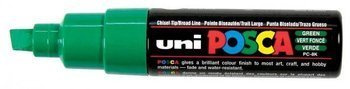 Marker z farbą plakatową Uni Posca PC-8K końcówka ścięta zieleń liściowa