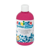 Farba tempera Carioca 500ml różowa ciemna