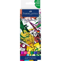 Pisak akwarelowy Faber Castell Goldfaber Aqua zestaw graffiti 6 sztuk