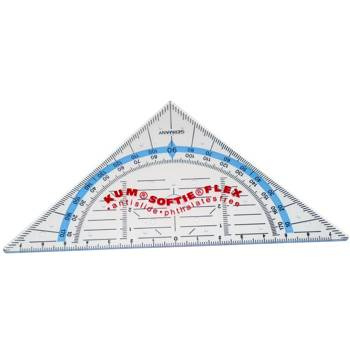 Ekierka z kątomierzem 45 45 90 Softie Flex Kum