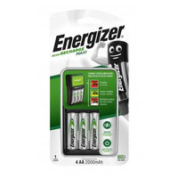 Ładowarka Energizer Maxi + 4 sztuki akumulatorków Power Plus AA