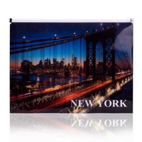Teczka kopertowa na suwak Panta Plast New York A4