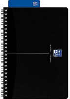 Kołonotatnik A5 90 kartek kratka Oxford Smart Black