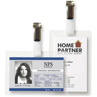 Karta identyfikacyjna 3L z klipsem 74x104mm pozioma