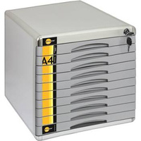 Szafka metalowa na dokumenty Grand 10 szuflad na zamek GR-SM10