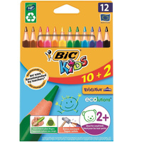 Kredki ołówkowe Bic Kids Evolution Triangle 12 kolorów