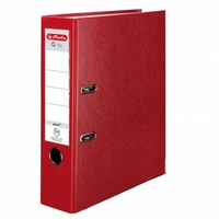 Segregator A4 szeroki 80mm Herlitz czerwony