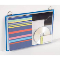 Kieszeń na prospekty z 2 uszkami Tarifold A4 pozioma 5 sztuk niebieska