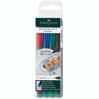 Foliopis Faber Castell Multimark rozmiar M 1.0 mm 4 kolory