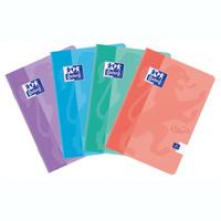 Zeszyt Oxford A5 w kratkę 60 kartek pastel miękka okładka Touch