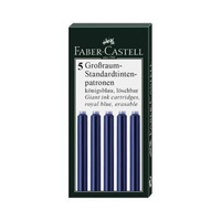 Naboje do pióra Faber Castell długie niebieski
