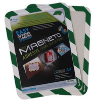 Kieszeń samoprzylepna Tarifold Magneto Safety biało-zielona