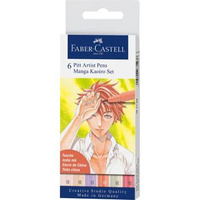 Zestaw pisaków Pitt Artist Pen Manga Kaoiro Faber Castell