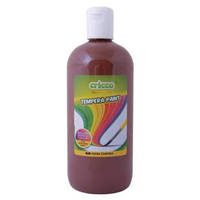 Farba tempera Cricco 500ml brązowa