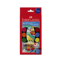 Farby szkolne Faber Castell 12 kolorów duża kasetka