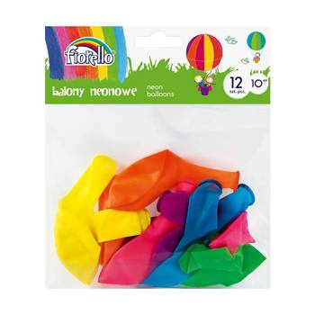 Balony neonowe miks 10 Fiorello 12 sztuk