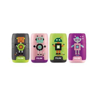 Temperówka z gumką Compact Happy Bots