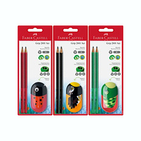 Zestaw Faber Castell ołówek temperówka Grip 2001 Animal