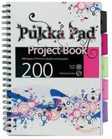 Kołozeszyt A4 w kratkę 200 stron Pukka Pad Project Book Wave