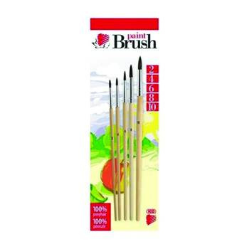 Pędzelki do farb nr 2 4 6 8 10 Ico