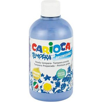 Farba tempera Carioca 500ml pastelowa niebieska
