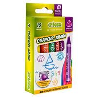Kredki świecowe Cricco Jumbo 12 kolorów