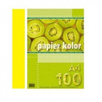 Papier ksero Kreska A4 160g fluo żółty