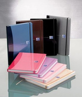 Brulion 90x140mm 96 kartek w kratkę jasne kolory  Signature Oxford