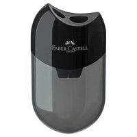 Temperówka z pojemnikiem podwójna Faber Castell owalna