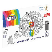 Blok rysunkowy A4 20 kartek Fiorello