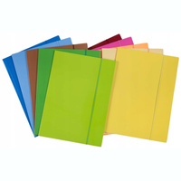 Teczka z gumką Kreska A4 lakierowana pastelowa