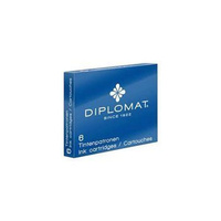 Naboje do pióra Diplomat niebieski