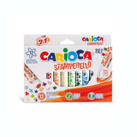 Pisaki stemple 12 kolorów Carioca