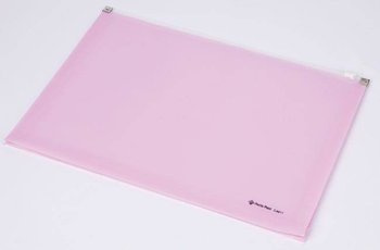 Koperta z suwakiem Panta Plast przestrzenna  różowy