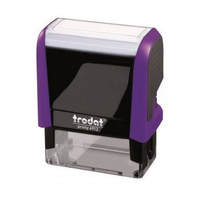 Pieczątka Printy 4912 czarny wkład 47x18mm fioletowy