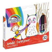 Kredki świecowe 32 kolory Fiorello