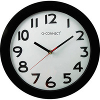 Zegar ścienny Q-Connect Tokyo 30cm czarny