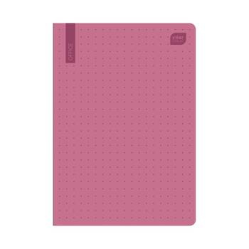 Zeszyt A5 w kratkę 60 kartek Soft Touch kropki Interdruk