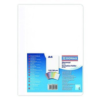 Skoroszyt plastikowy Donau A4 biały