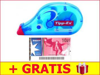 10 Zestaw 10x Korektor w taśmie Tipp-Ex Pocket Mouse 4.2mm x 10m + bon SODEXO GRATIS!