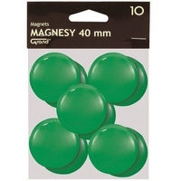Magnesy Grand średnica 40mm 10 sztuk zielony