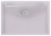 Teczka kopertowa na zatrzask Donau A7 plastikowa dymny