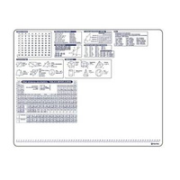 Podkład na biurko z nadrukiem przezroczysty