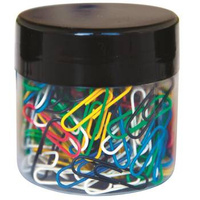 Kolorowe spinacze 28mm słoiczek Q-Connect