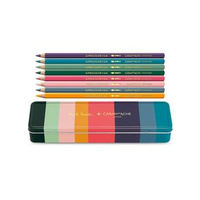 Kredki Caran d`Ache Swisscolor Supracolor Soft Paul Smith sześciokątne 8 kolorów