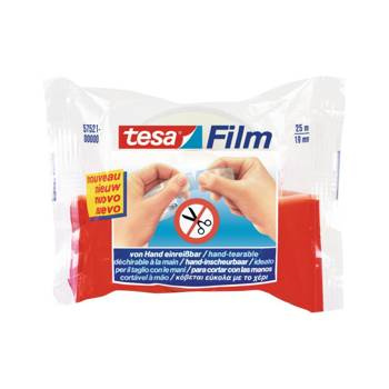 Taśma klejąca biurowa Tesafilm urywalna ręcznie 25m x 19mm